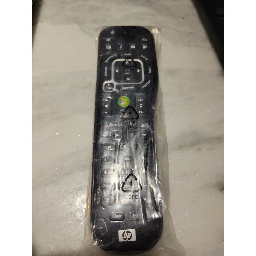 HP‎ Windows Media Center PC Remote Control 533042-ZH1 Black Genuine OEM New